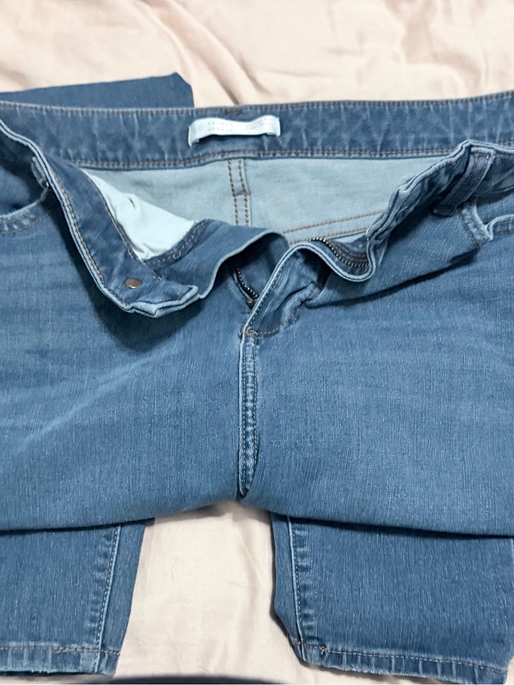 LC Lauren Conrad Mid Wash Skinny Jeans - Blue